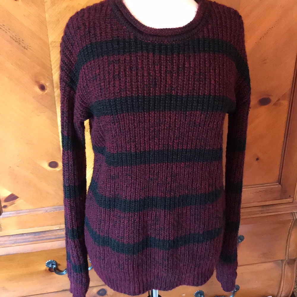 F21 Oversized comfy crochet sweater